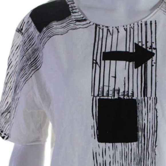 Edeline Lee Raw Graffiti Screen-Printed Organic Cotton T-Shirt - Picture 5 of 6